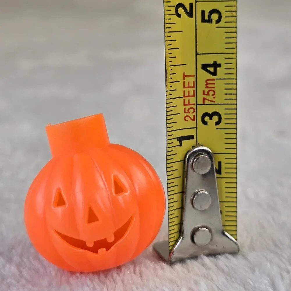 Halloween Pumpkin Light Covers 34 Orange Plastic Jack O Lantern String Lights